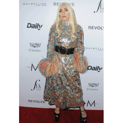 Lady Gaga im Glitzerlook