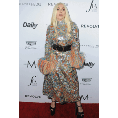 Lady Gaga im Glitzerlook