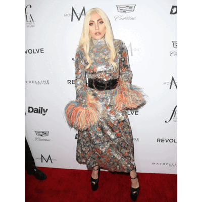 Lady Gaga im Glitzerlook