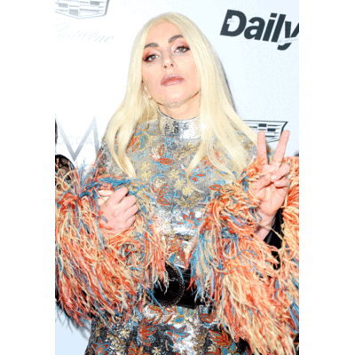 Lady Gaga im Glitzerlook