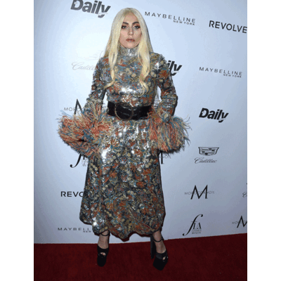 Lady Gaga im Glitzerlook