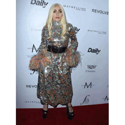 Lady Gaga im Glitzerlook