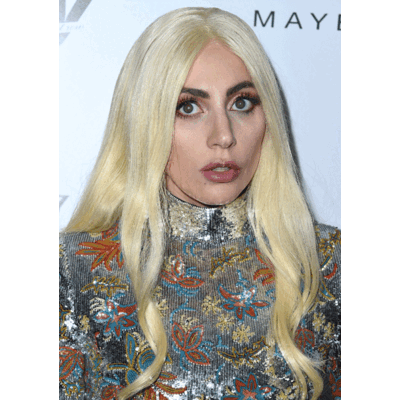 Lady Gaga im Glitzerlook