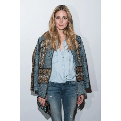 Olivia Palermo im lässigen Jeans-Look