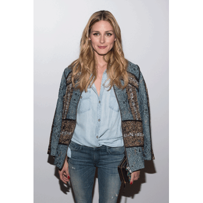 Olivia Palermo im lässigen Jeans-Look