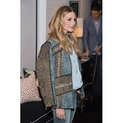 Olivia Palermo im lässigen Jeans-Look