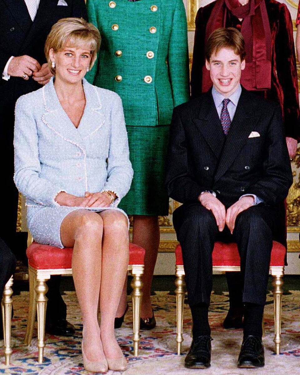 Prinzessin Diana mit Sohn Prinz William