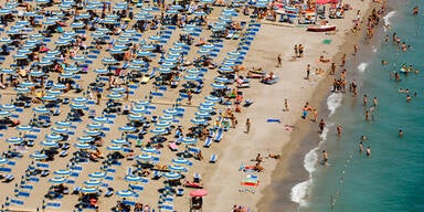 Italienischer Badestrand