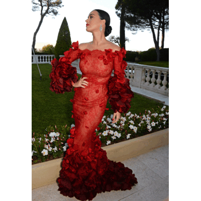 Katy Perry - Als Tango-Emoji in Cannes 