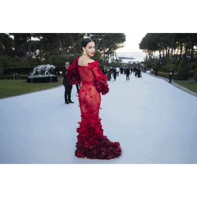 Katy Perry - Als Tango-Emoji in Cannes 