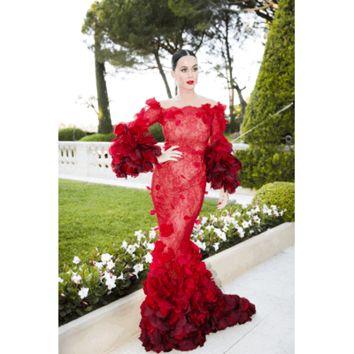 Katy Perry - Als Tango-Emoji in Cannes 