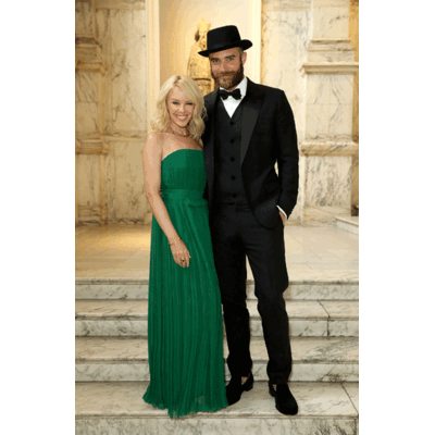 Kylie Minogue in Smaragdgrün