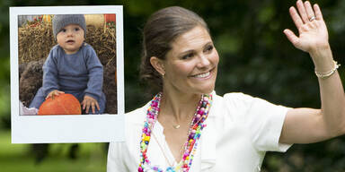 Victoria von Schweden: Bezaubernder Herbstgru&szlig; von Prinz Oscar