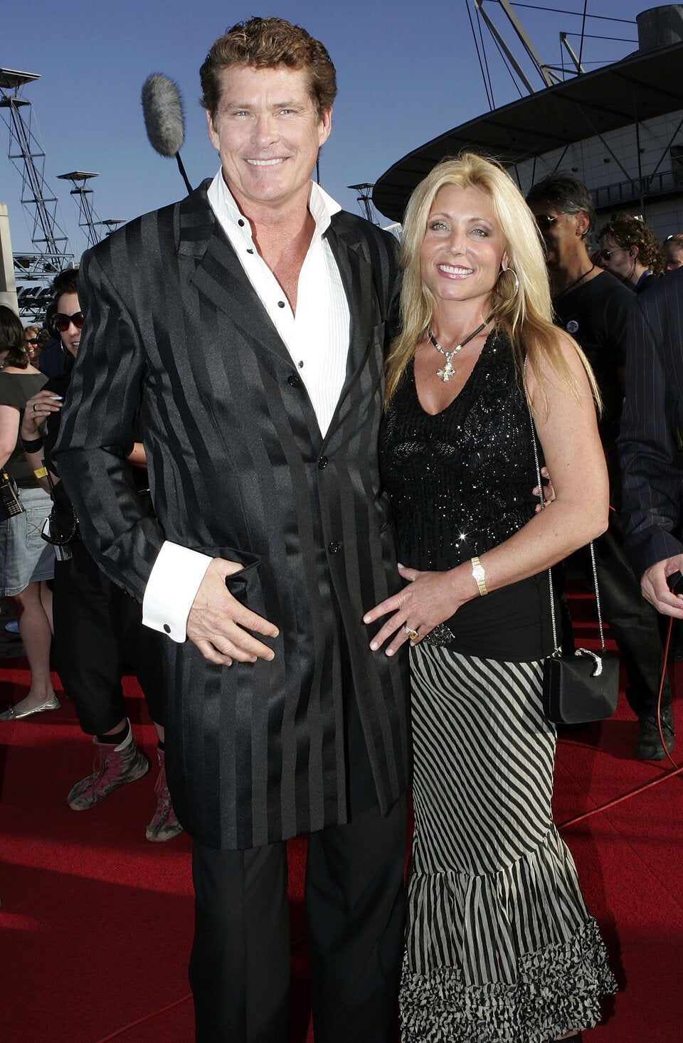 David Hasselhoff und Pamela Bach