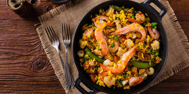 Meeresfr&uuml;chte-Paella