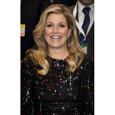 Königin Máxima im Glitzerkleid