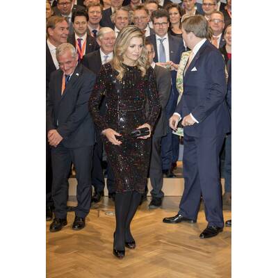 Königin Máxima im Glitzerkleid