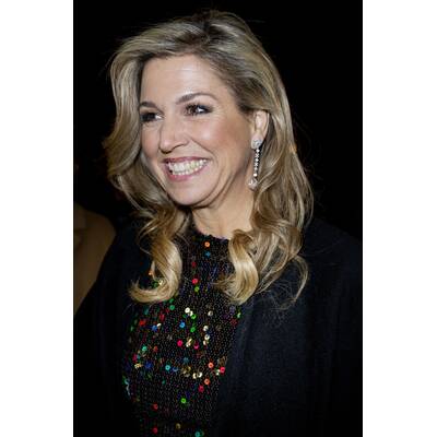 Königin Máxima im Glitzerkleid