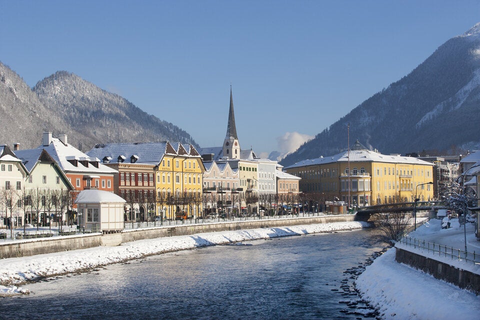 Bad Ischl: Zauberhafte historische Kaiserstadt im Winter.  
