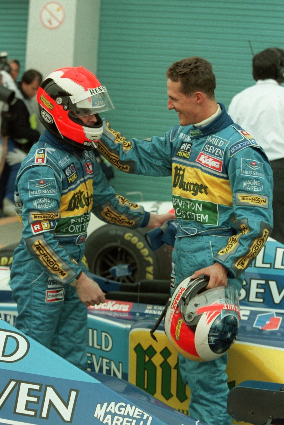 Michael Schumacher Johnny Herbert