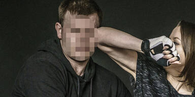 Selbstverteidigung Frau wehrt sich