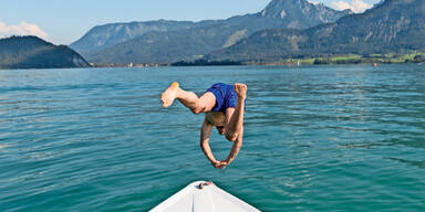 K&ouml;pfler Kopfsprung Sommer Sonne Urlaub