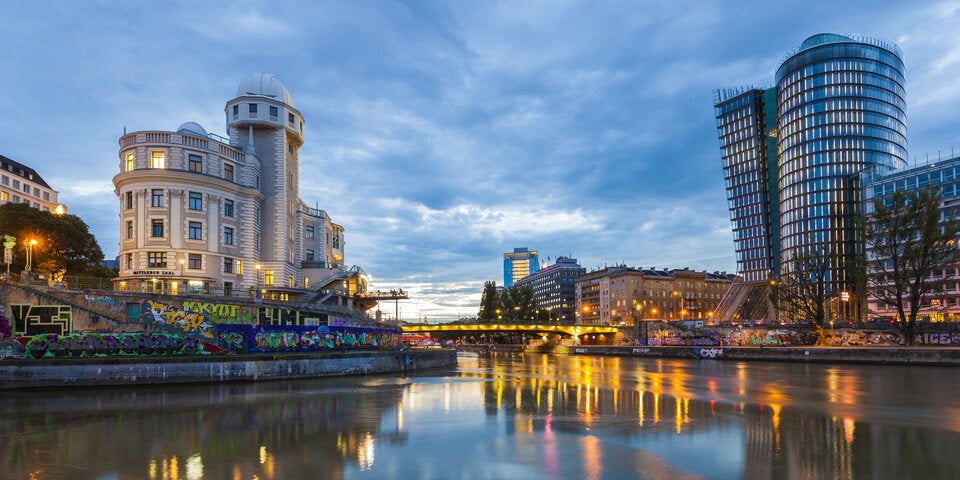 Der Donaukanal in Wien erwacht im Sommer zum Party-Hotspot