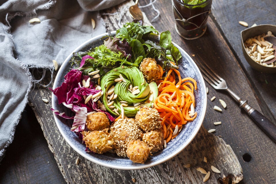 Oriental Bowl mit Falafel.