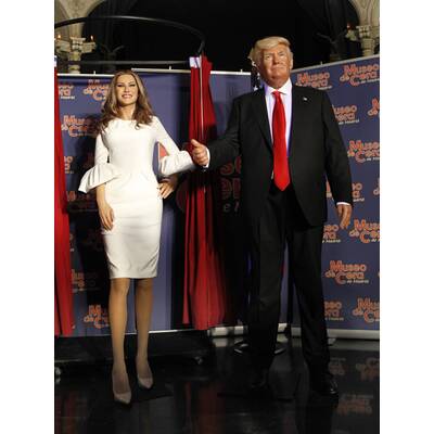 Melania Trump Wachsfigur