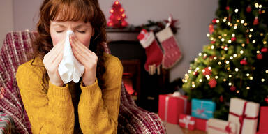 Schnupfen Weihnachten Krank