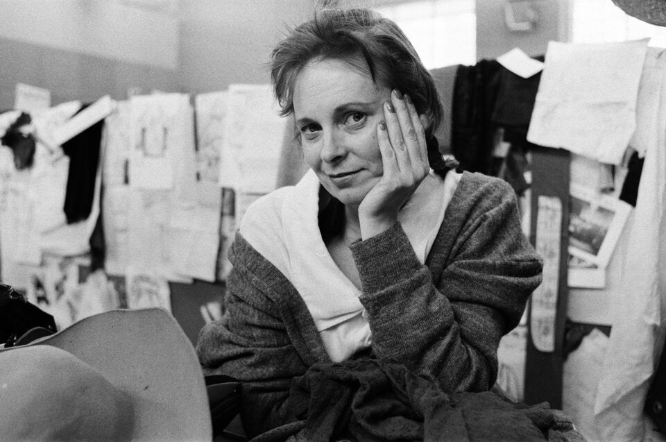 Vivienne Westwood in ihrem Atelier, 1983 