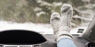 Warum Sie im Winter eine Socke ins Auto legen sollten