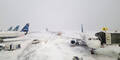 Flughafen New York Schnee