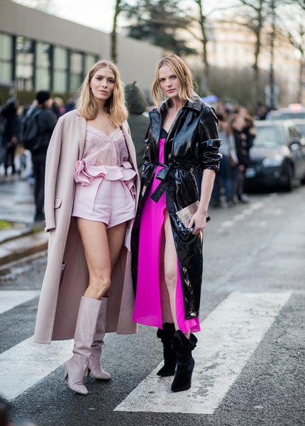 Elena Perminova und Anne Vyalitsyna