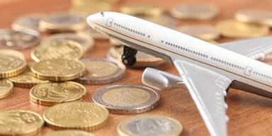 Flugzeug Geld