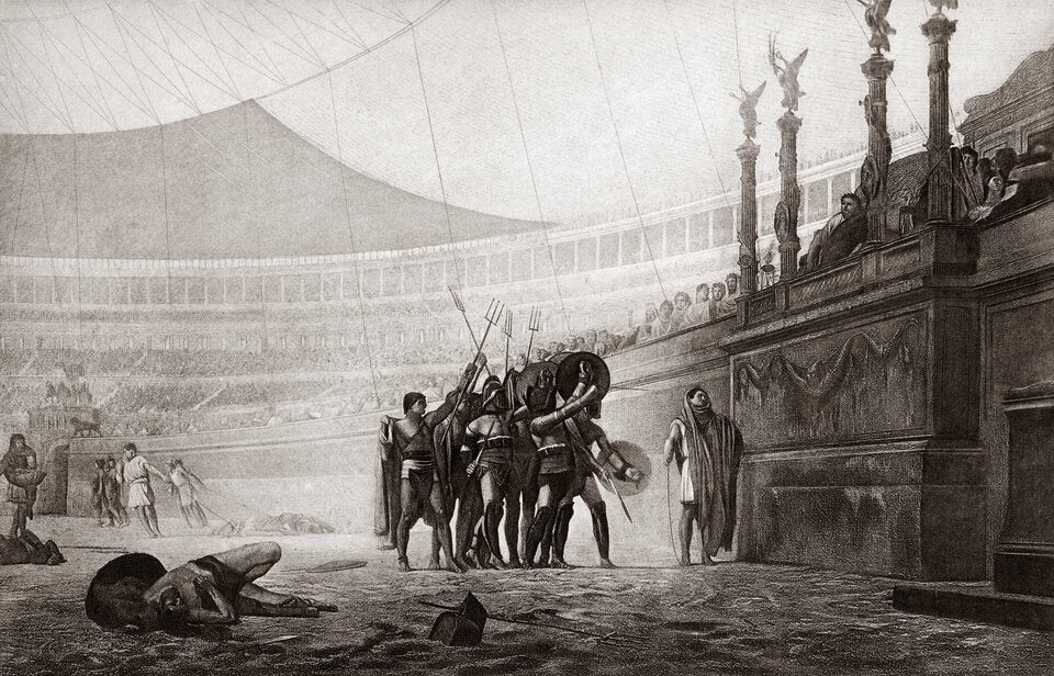 Große öffentliche Veranstaltungsorte boten Schauplatz für Gladiatorenkämpfe, Wagenrennen und Hinrichtungen.