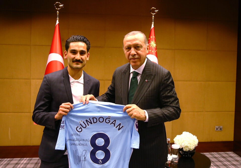 Ilkay Gündogan Recep Erdogan