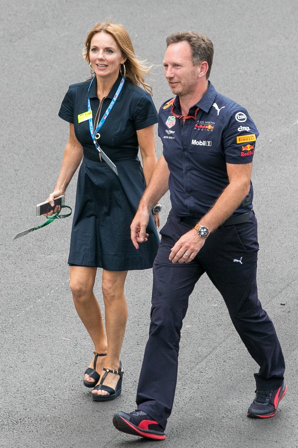 Geri Halliwell und Christian Horner