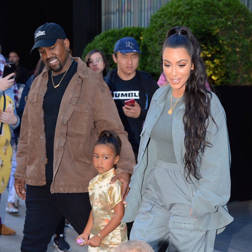 Kim, Kanye, North
