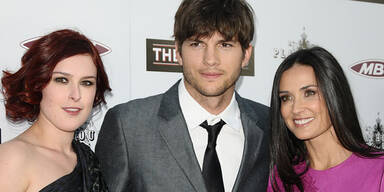 Rumer Willis, Demi Moore, Ashton Kutcher