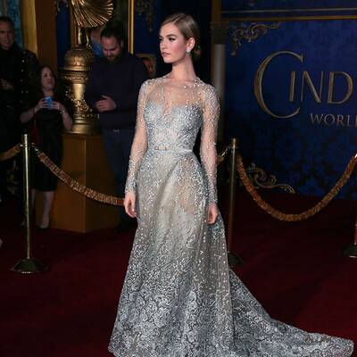 Lily James auf der Cinerella-Premiere