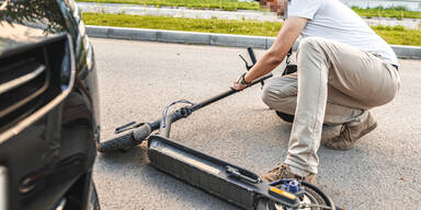 E-Scooter Unfall