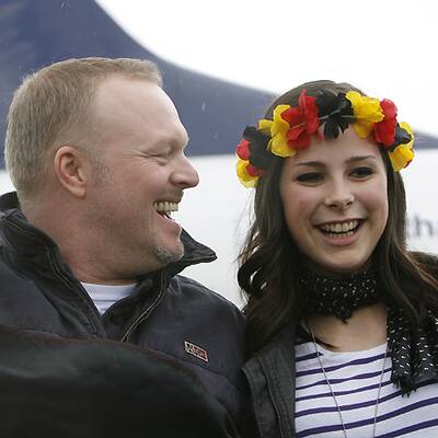 Lena wird in Hannover empfangen