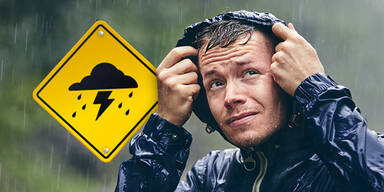 K&auml;lte-Peitsche bringt Regen, Sturm und Gewitter