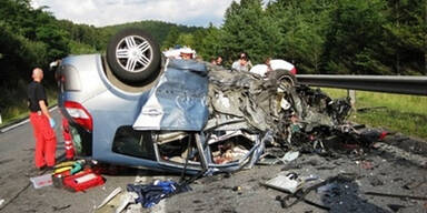 Wiener stirbt bei Crash im Waldviertel