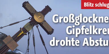 Großglockner-Kreuz drohte abzustürzen