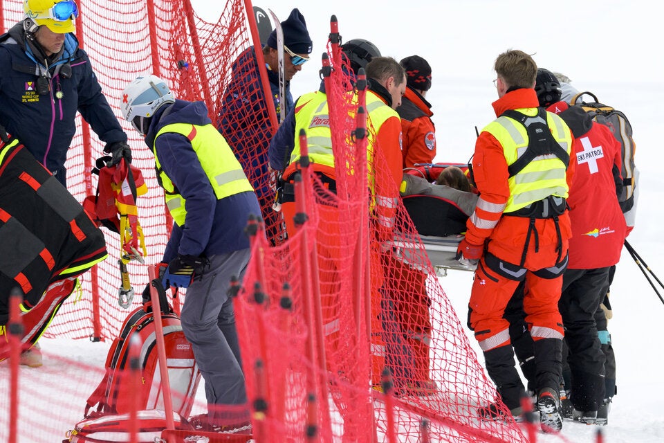 Horror-Sturz: Olympiasiegerin wird an Halswirbelsäule operiert