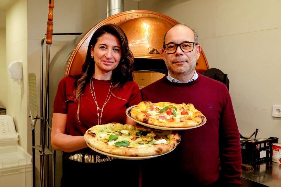 Giuliana Magliaccio und Emilio Esposito verwenden produkte für Pizza & Co. vom eigenen Bauernhof.