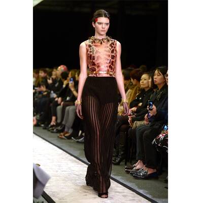 Helle und glossy Augenbrauen bei Alexander Wang, New York Fashion Week Frühjahr / Sommer