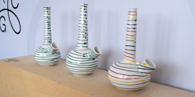 Stilvoll rauchen: Gmundner Keramik pr&auml;sentiert Bong-Kollektion